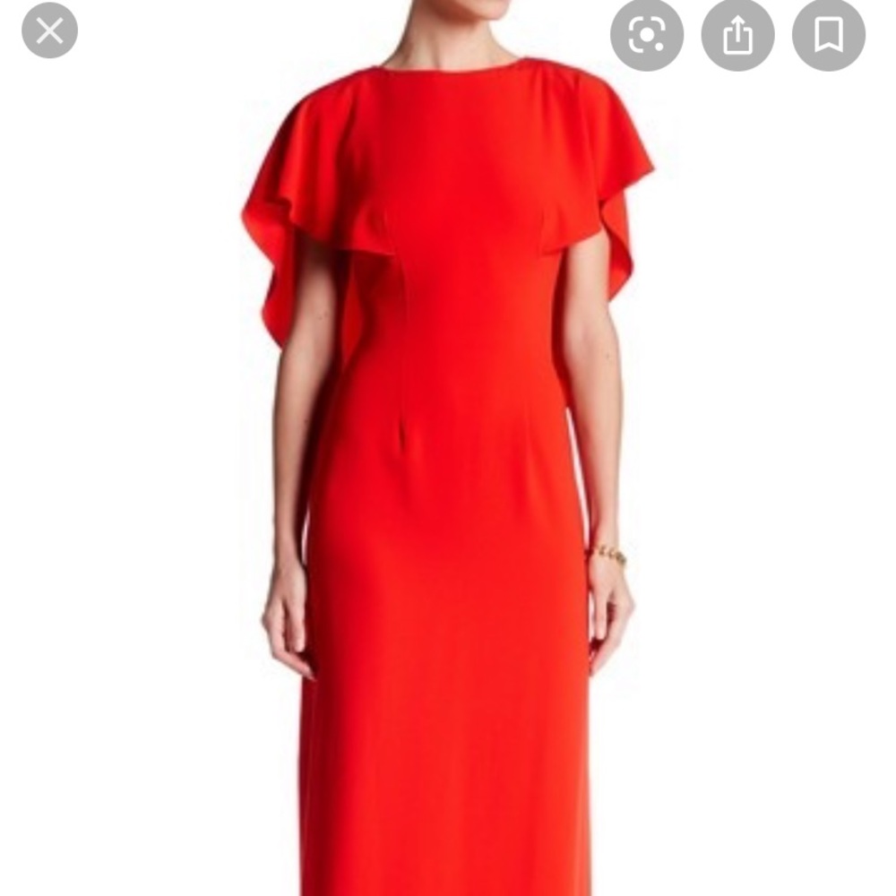 halston heritage red dress never worn